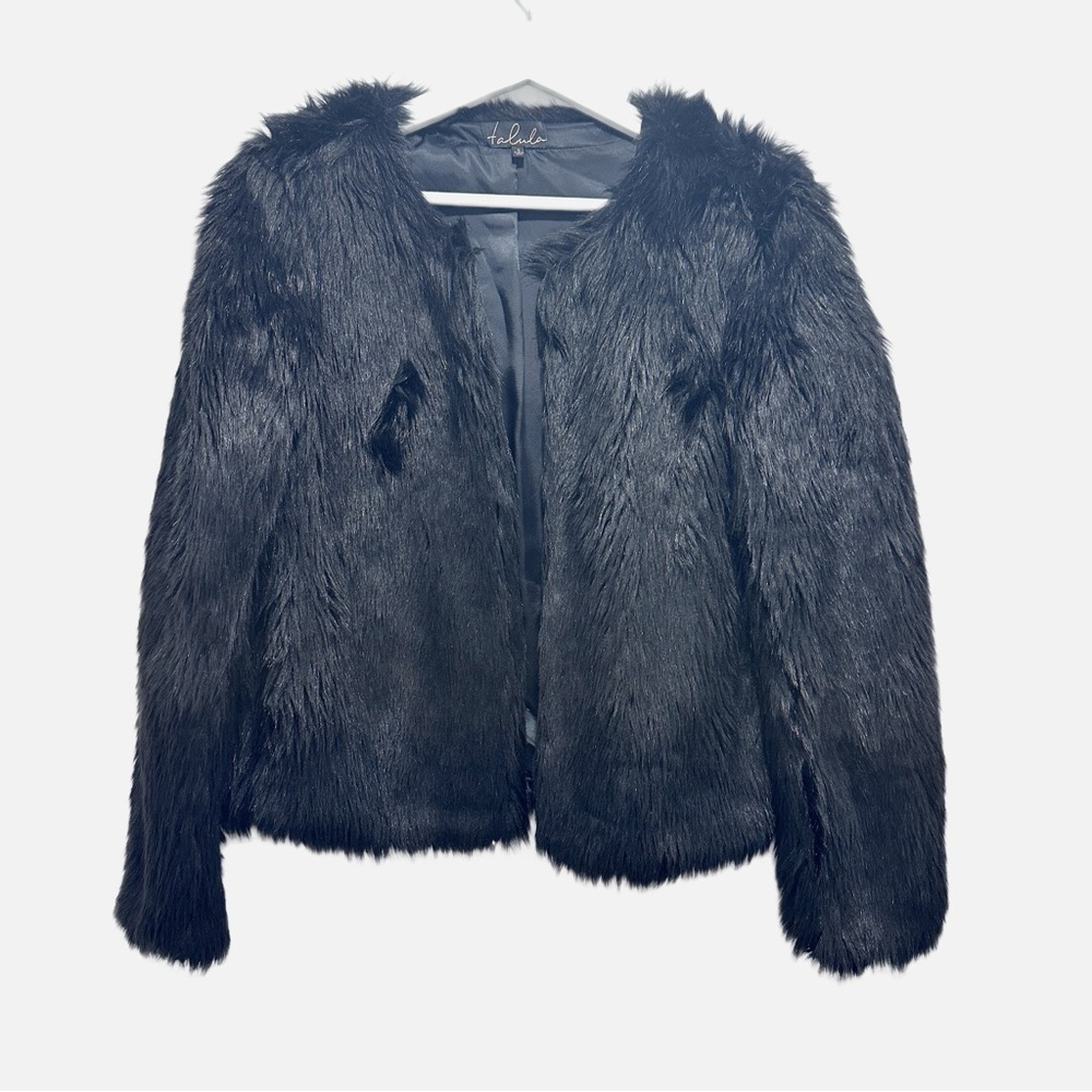Talula Black Teddy Jacket size S - Picture 3 of 10